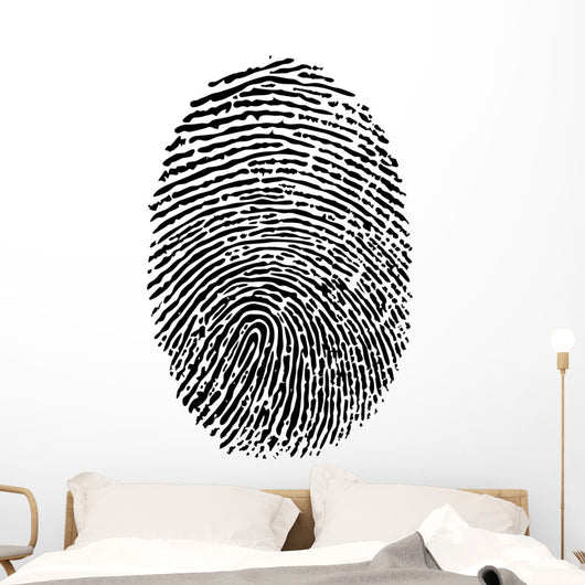 Fingerprint Vector Wall Decal