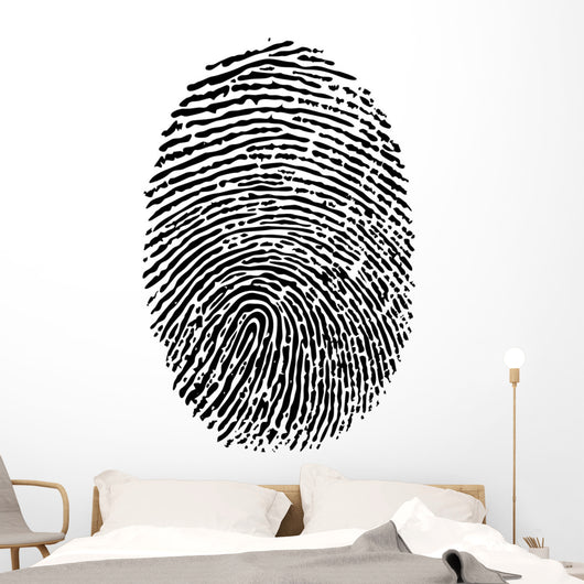 Fingerprint Vector Wall Decal