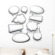 Speech And Thought Bubbles Wall Decal