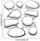 Speech And Thought Bubbles Wall Decal