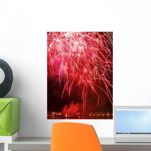 Fireworks Garonne Bordeaux Wall Decal