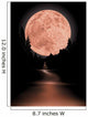 way to red fullmoon Wall Mural