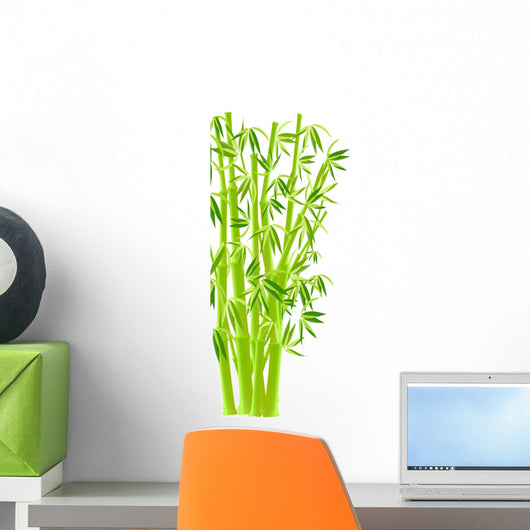 Vector Illustration of Bamboo Wall Decal