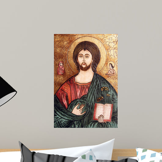 Jesus Christ orthodox icon Wall Mural