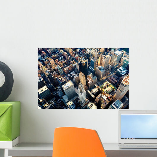 Aerial Midtown Manhattan NY Wall Decal