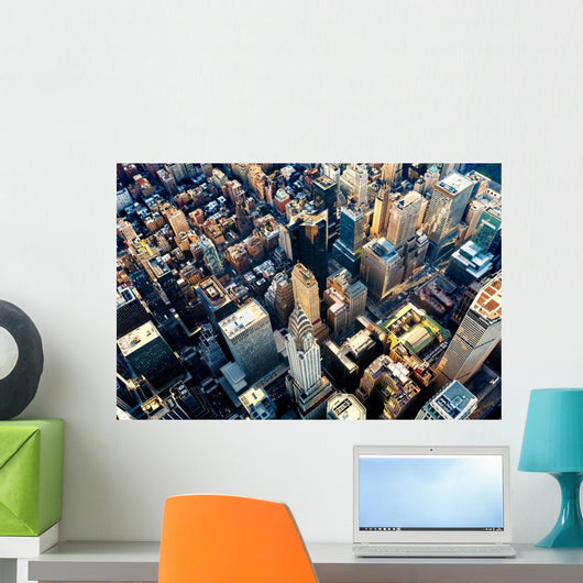 Aerial Midtown Manhattan NY Wall Decal