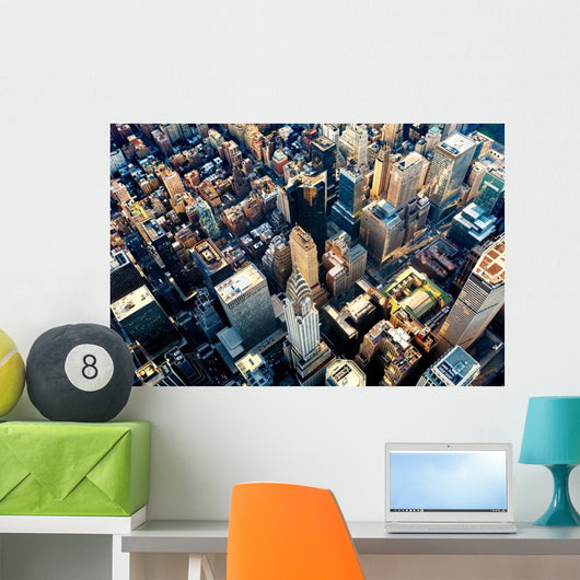 Aerial Midtown Manhattan NY Wall Decal