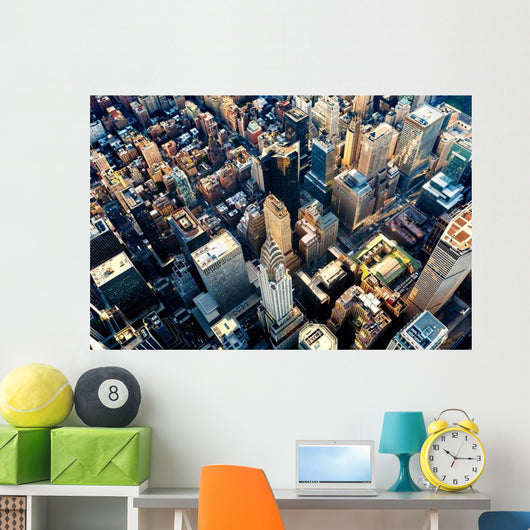 Aerial Midtown Manhattan NY Wall Decal