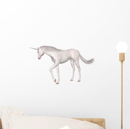 Magical Unicorn Standing Wall Decal