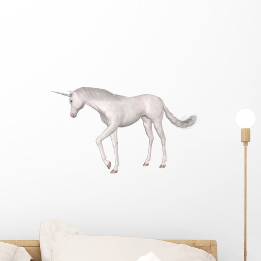 Magical Unicorn Standing Wall Decal