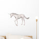 Magical Unicorn Standing Wall Decal