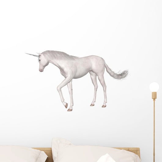 Magical Unicorn Standing Wall Decal