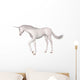 Magical Unicorn Standing Wall Decal