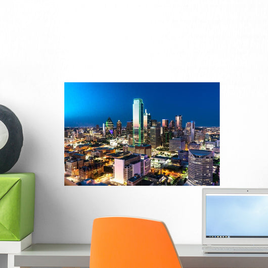 Dallas City Skyline Wall Decal