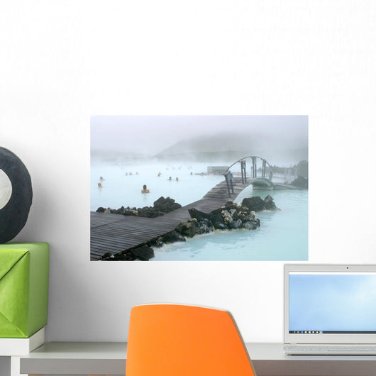 blue lagoon Wall Mural