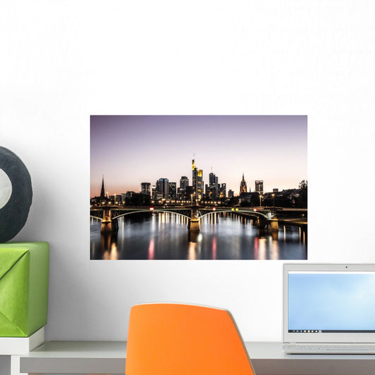 Frankfurter Skyline Wall Decal