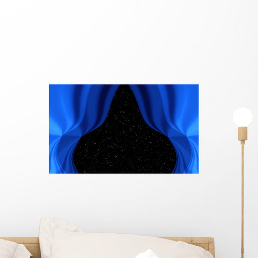 Night Window Stars Sky Wall Mural