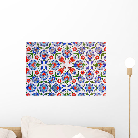 Turkish Tile Background Wall Mural