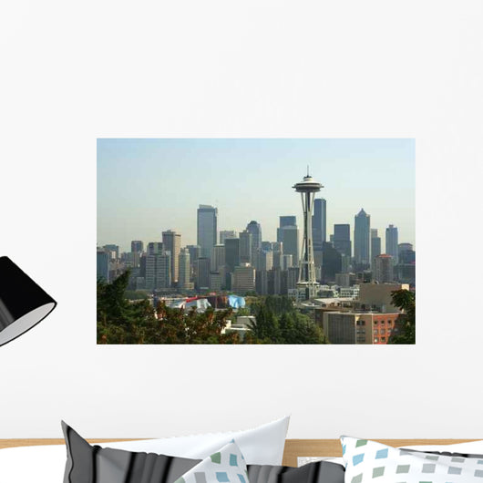 Seattle Cityscape and Space Wall Decal
