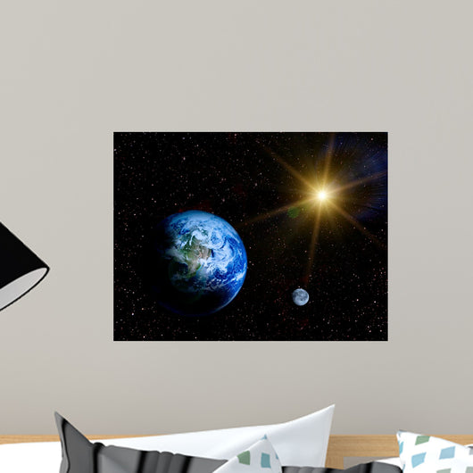 Space Landscape Wall Mural