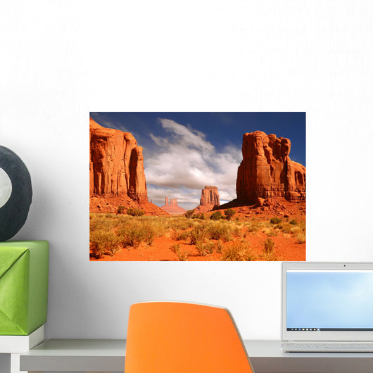 Framed Landscape Image of Monument Valley Wall Mural