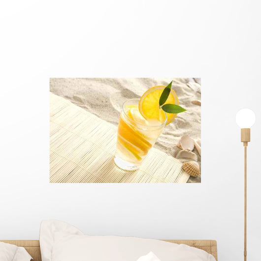 Colorful Drink Beach Wall Decal