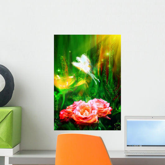 Fairy of Flowers Wall Mural