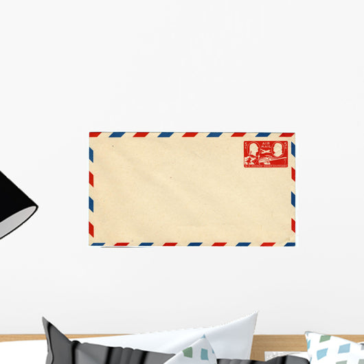 five cent airmail envelope Wall Mural