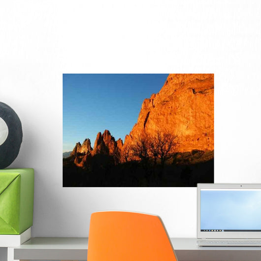 Colorado Mountain Morning Light Wall Decal