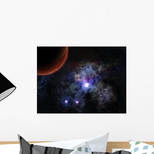 Universe of stars and galaxies Wall Mural