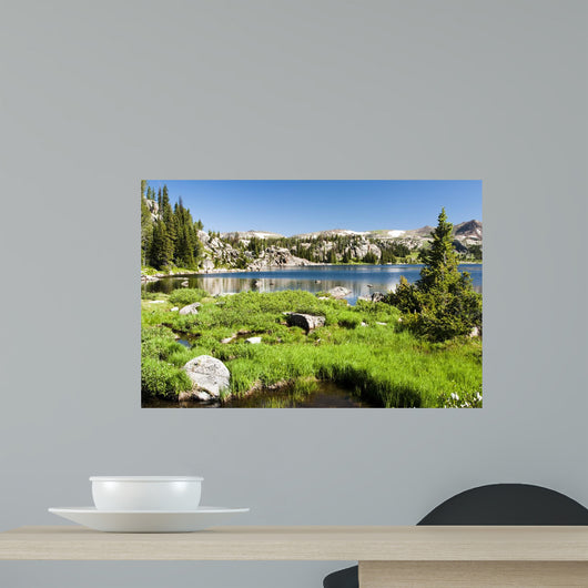 Alpine Lake Wall Mural