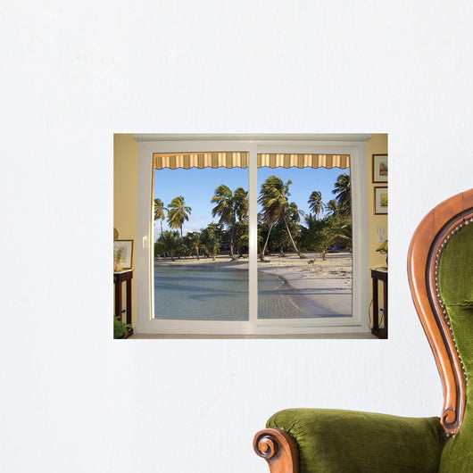 Antilles Palm Beach Window Wall Mural