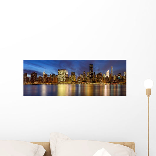 Panoramic Midtown East Skyscrapers Wall Decal