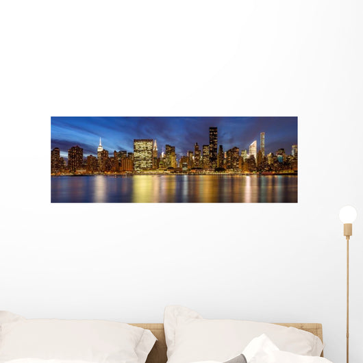 Panoramic Midtown East Skyscrapers Wall Decal