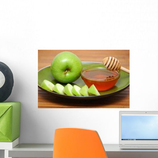 Jewish New Year Symbols Wall Decal Design 2