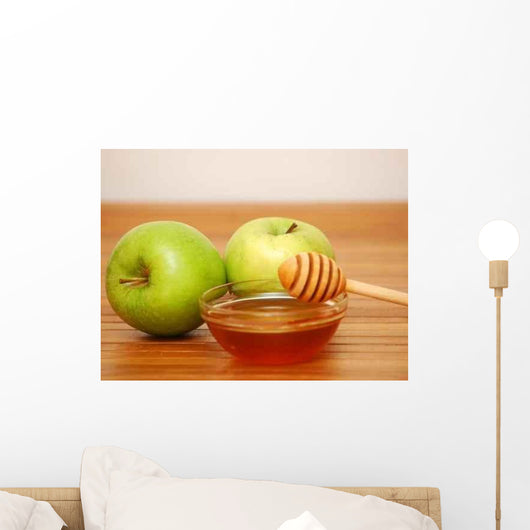 Jewish New Year Symbols Wall Decal Design 1