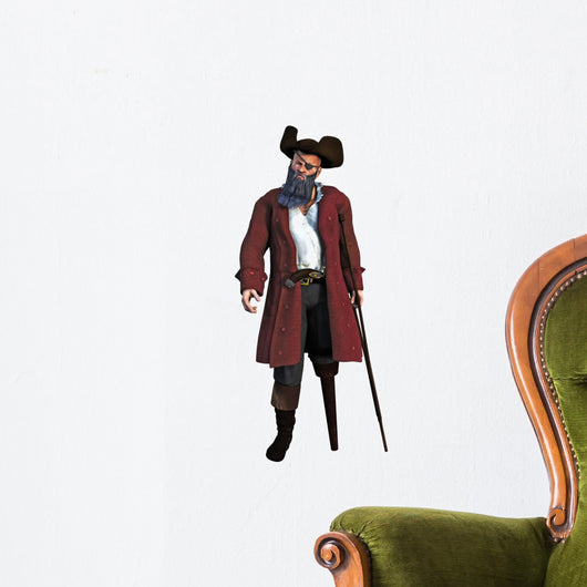 Pirate Captain Wall Decal