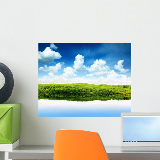 North Mountain Lake Wall Decal