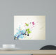 Vector Flower Illustration Wall Mural