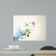 Vector Flower Illustration Wall Mural