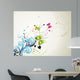 Vector Flower Illustration Wall Mural