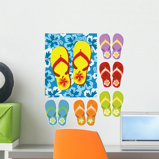 Flip-Flop Wall Decal