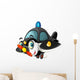Cartoon Happy Police Plane Wall Decal