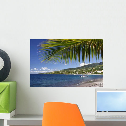 Caribbean Beach Wall Decal Design 2