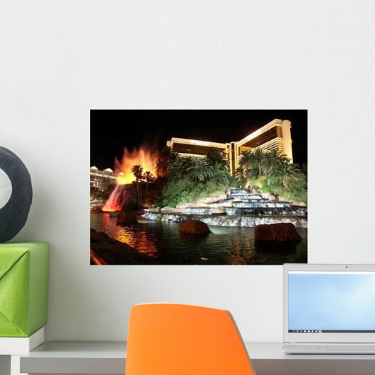 Hotel Volcano Wall Decal