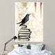 Raven Grunge Background Wall Mural