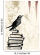 Raven Grunge Background Wall Mural