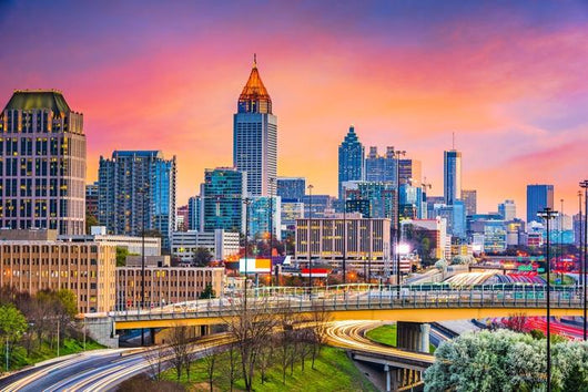 Atlanta Georgia USA Skyline Wall Decal