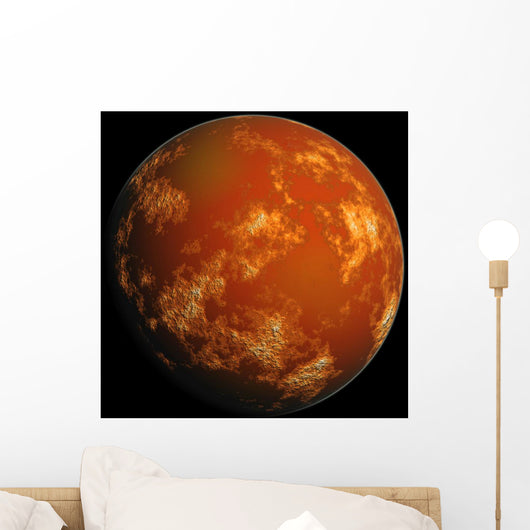 Planet Mars Wall Mural