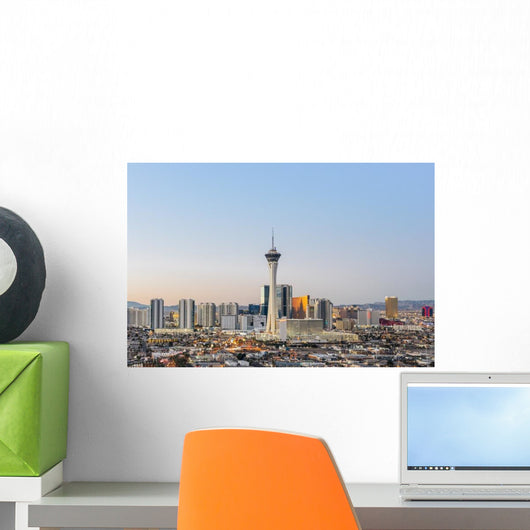 Las Vegas Skyline Sunrise Wall Decal